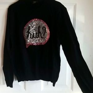 *3 FOR $15* huh? Sequins Cashmere-Feel Sweater